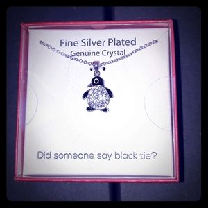 Did someone say Black tie penguin necklace